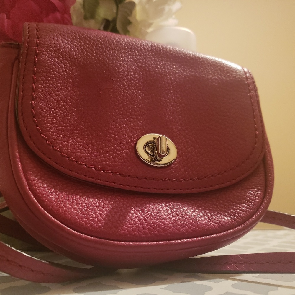 Coach leather purse